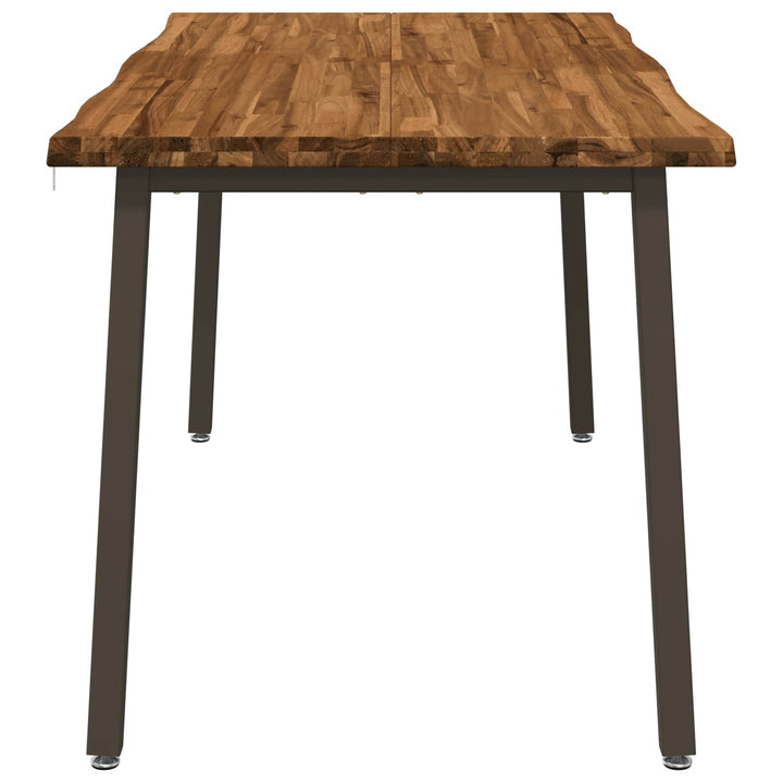 Dining table med live edge 140 x 90 x 75 cm Massivt Akacietræ