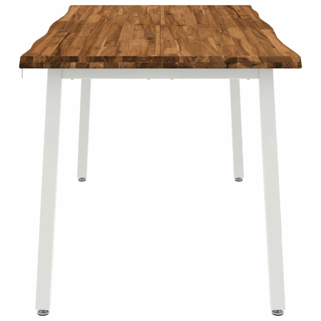 Dining table med live edge 140 x 90 x 75 cm Massivt Akacietræ