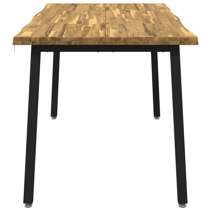 Dining table med live edge 140 x 90 x 75 cm Massivt Akacietræ