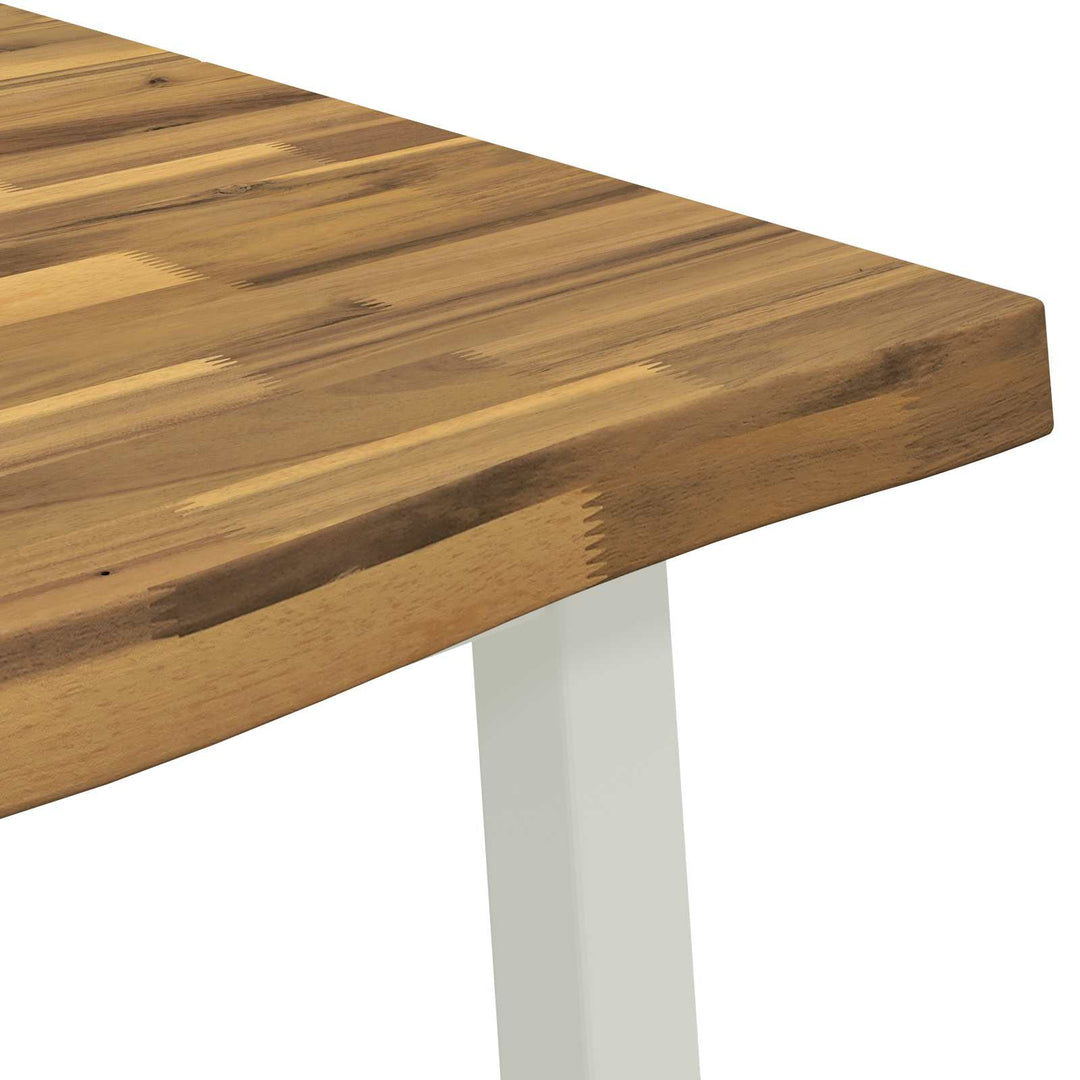 Dining table med live edge 140 x 90 x 75 cm Massivt Akacietræ
