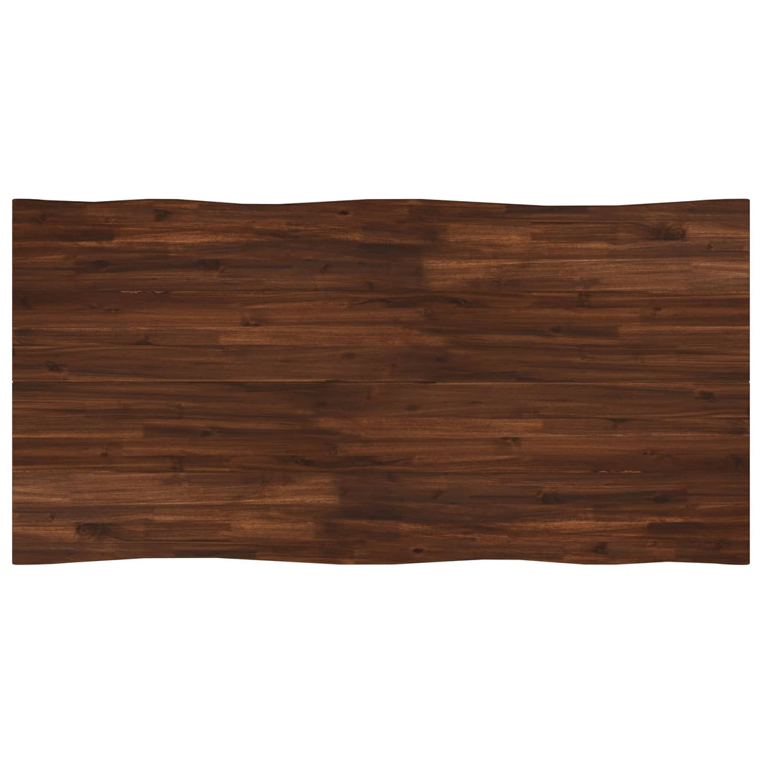 Dining table med live edge 160 x 90 x 75 cm Massivt Akacietræ