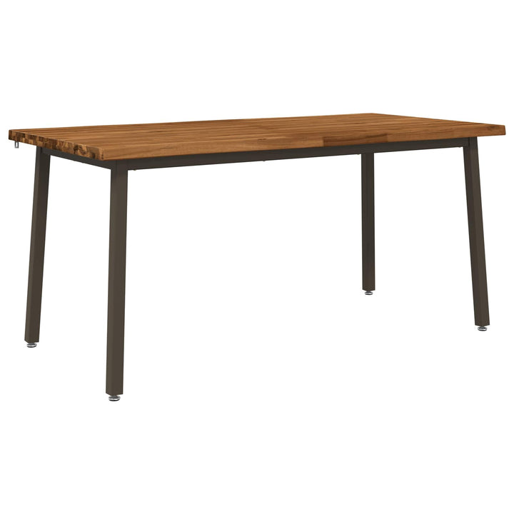 Dining table med live edge 160 x 90 x 75 cm Massivt Akacietræ