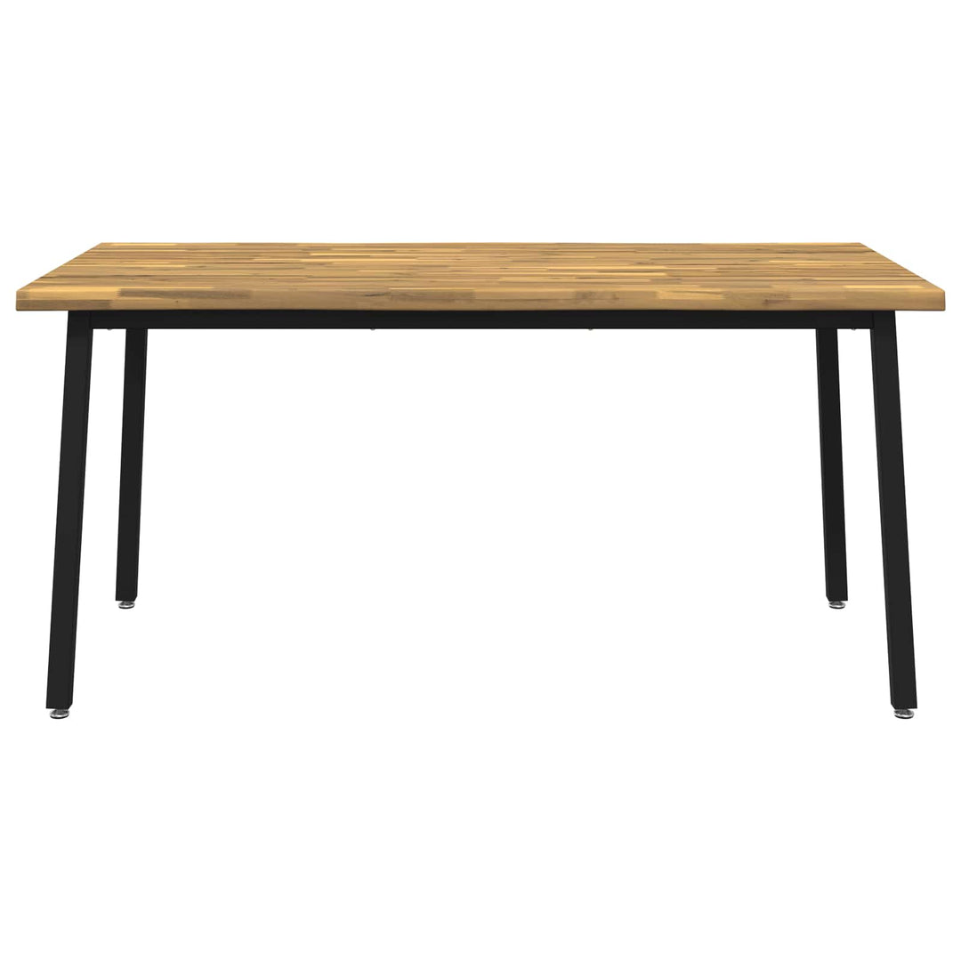 Dining table med live edge 160 x 90 x 75 cm Massivt Akacietræ