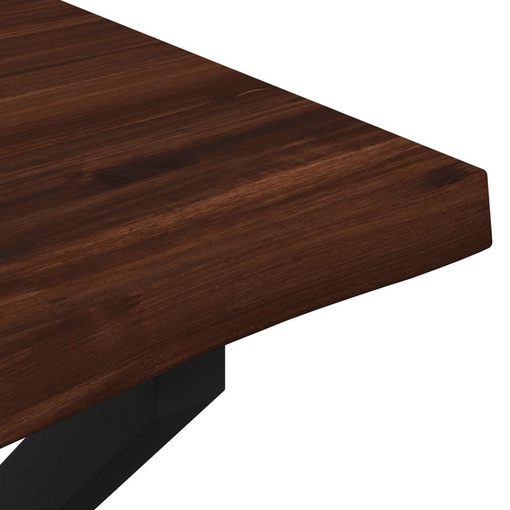 Dining table med live edge 140 x 80 x 75 cm Massivt Akacietræ