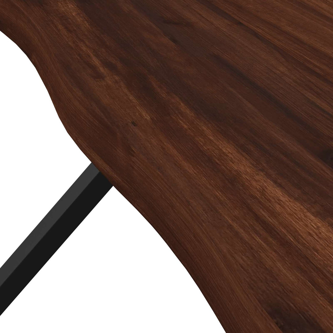 Dining table med live edge 140 x 80 x 75 cm Massivt Akacietræ