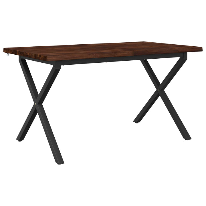 Dining table med live edge 140 x 80 x 75 cm Massivt Akacietræ