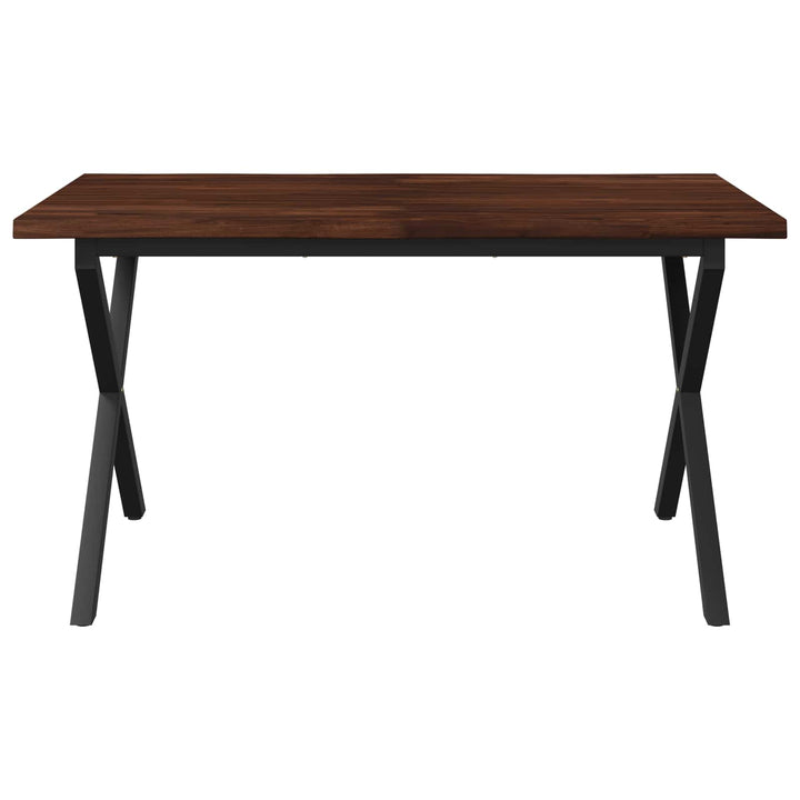 Dining table med live edge 140 x 80 x 75 cm Massivt Akacietræ