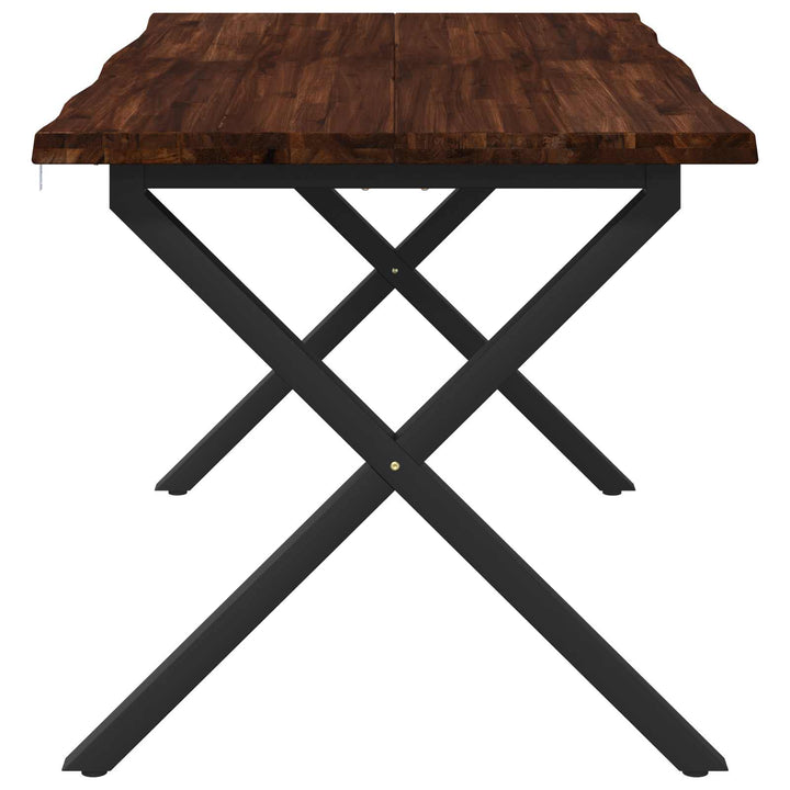 Dining table med live edge 140 x 80 x 75 cm Massivt Akacietræ