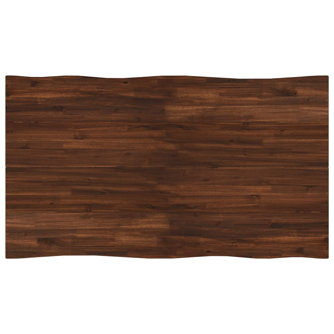 Dining table med live edge 140 x 80 x 75 cm Massivt Akacietræ