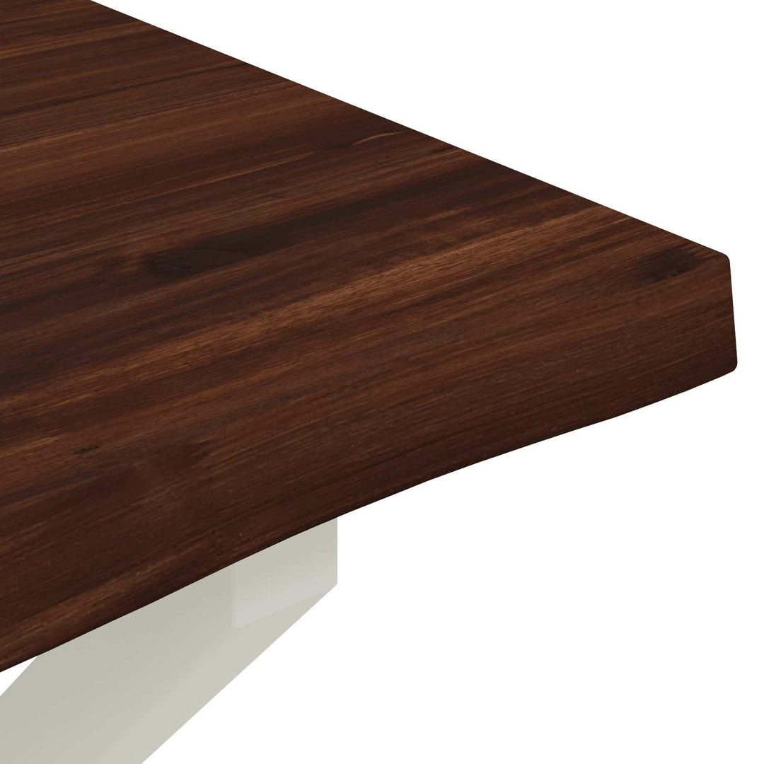 Dining table med live edge 140 x 80 x 75 cm Massivt Akacietræ
