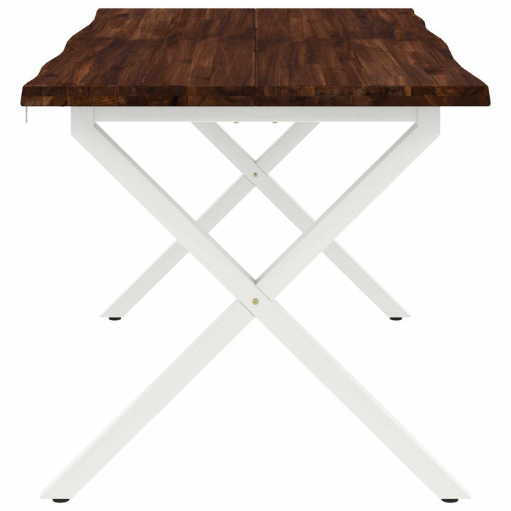 Dining table med live edge 140 x 80 x 75 cm Massivt Akacietræ