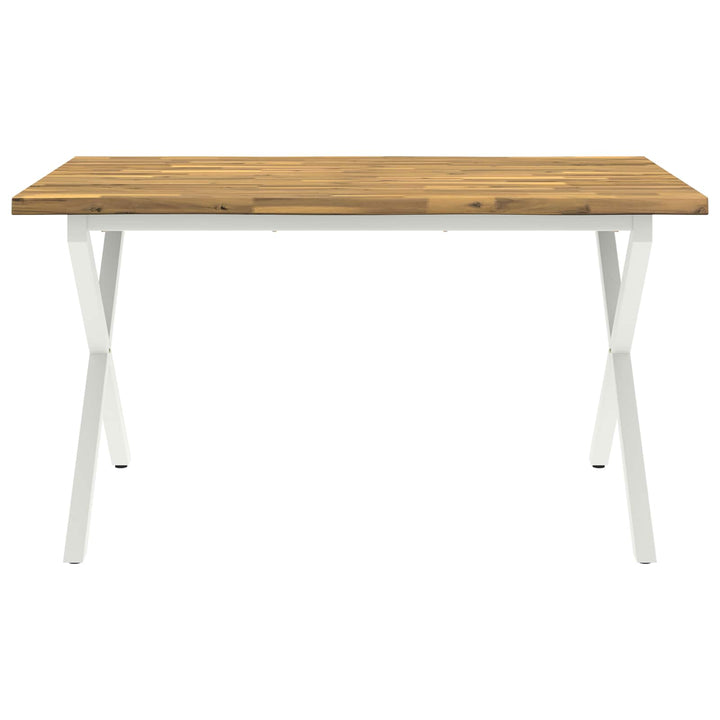 Dining table med live edge 140 x 80 x 75 cm Massivt Akacietræ