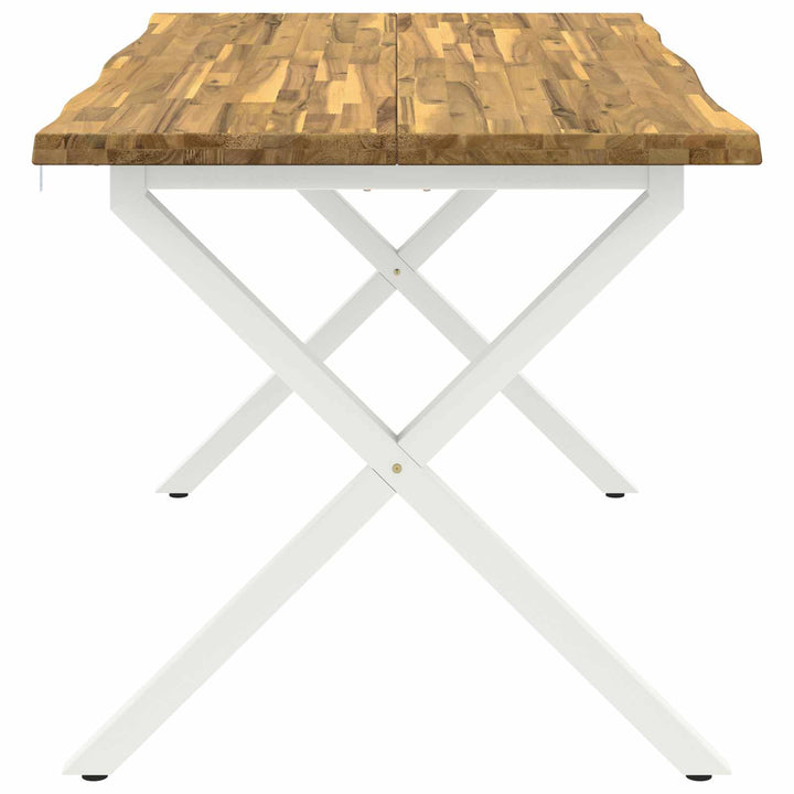 Dining table med live edge 140 x 80 x 75 cm Massivt Akacietræ