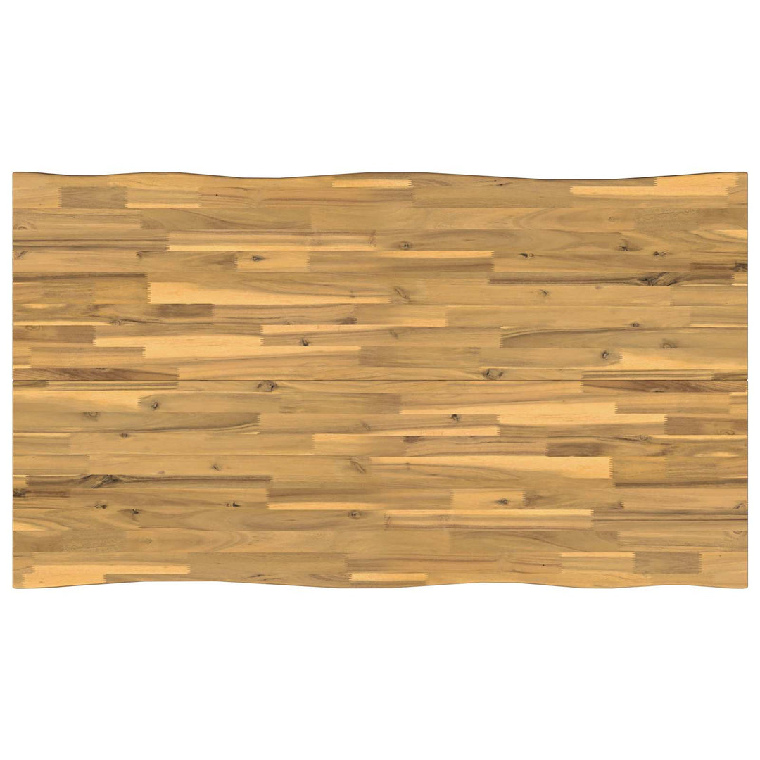 Dining table med live edge 140 x 80 x 75 cm Massivt Akacietræ