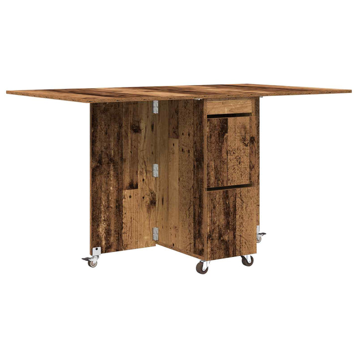 Spisebord 140 x 80 x 77 cm Konstrueret træ Gammelt træ