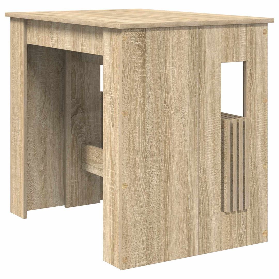 Spisebord 180 x 85 x 75 cm Konstrueret træ Sonoma-eg