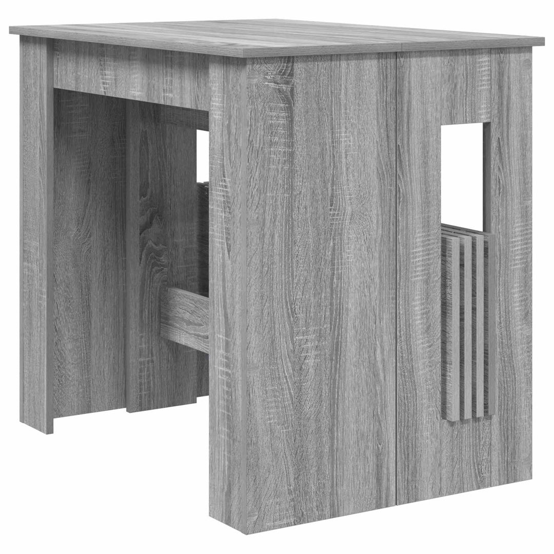 Spisebord 180 x 85 x 75 cm Konstrueret træ Grå Sonoma