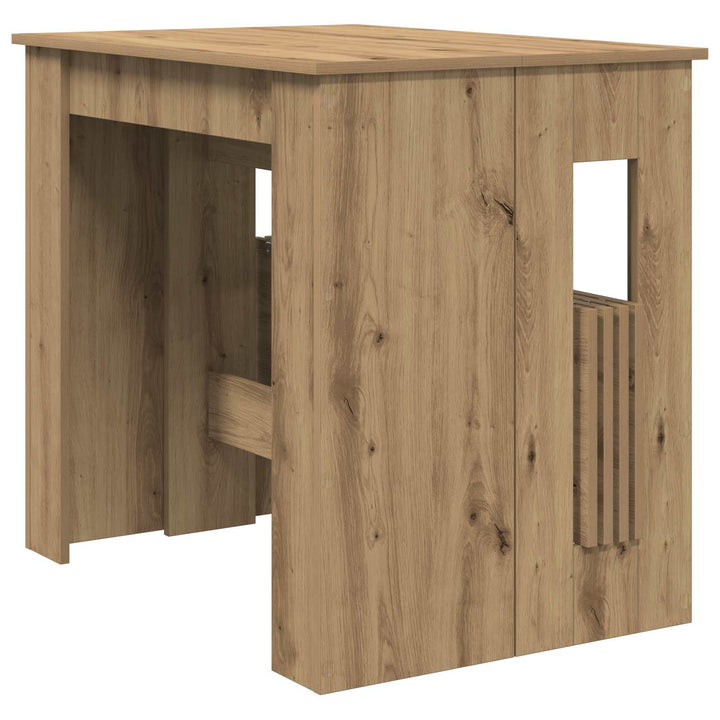 Spisebord 180 x 85 x 75 cm Konstrueret træ Artisan-eg