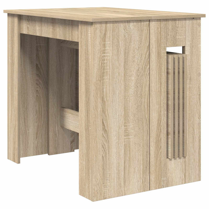 Spisebord 240 x 85 x 75 cm Konstrueret træ Sonoma-eg