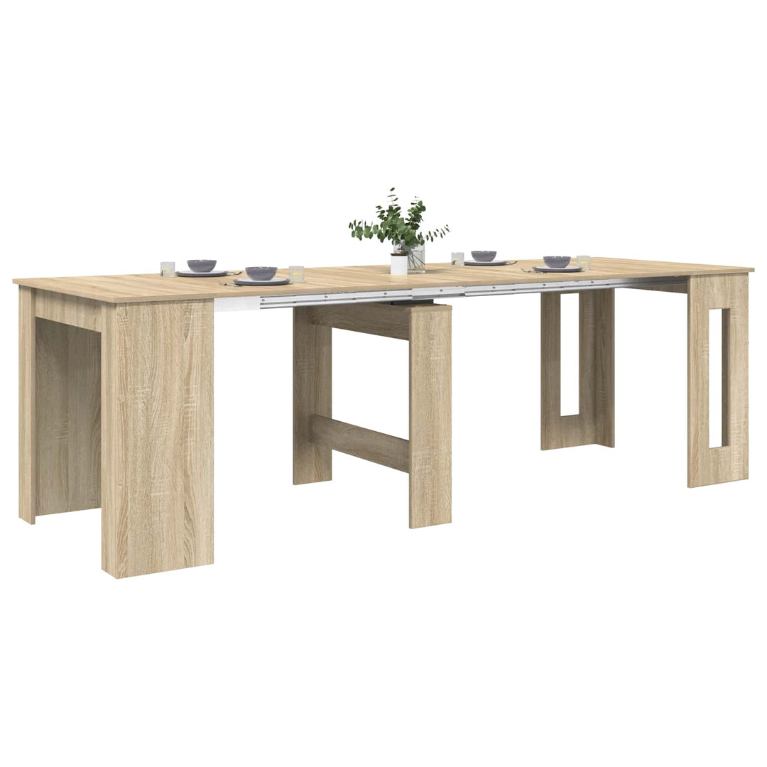Spisebord 240 x 85 x 75 cm Konstrueret træ Sonoma-eg