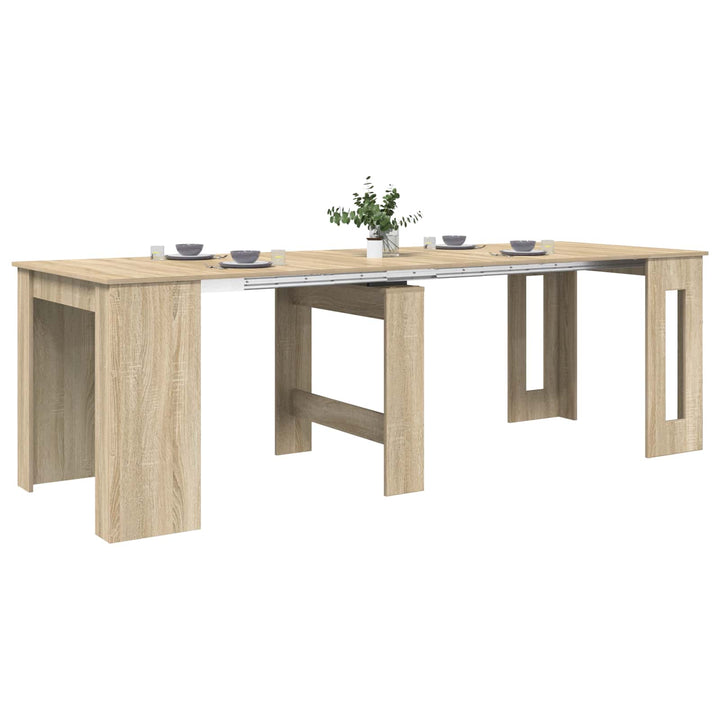 Spisebord 240 x 85 x 75 cm Konstrueret træ Sonoma-eg