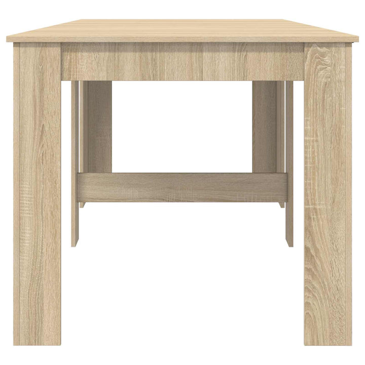 Spisebord 240 x 85 x 75 cm Konstrueret træ Sonoma-eg