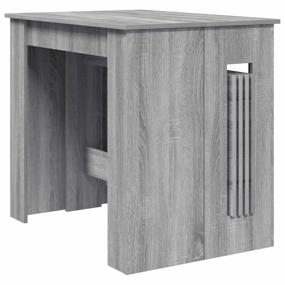 Spisebord 240 x 85 x 75 cm Konstrueret træ Grå Sonoma