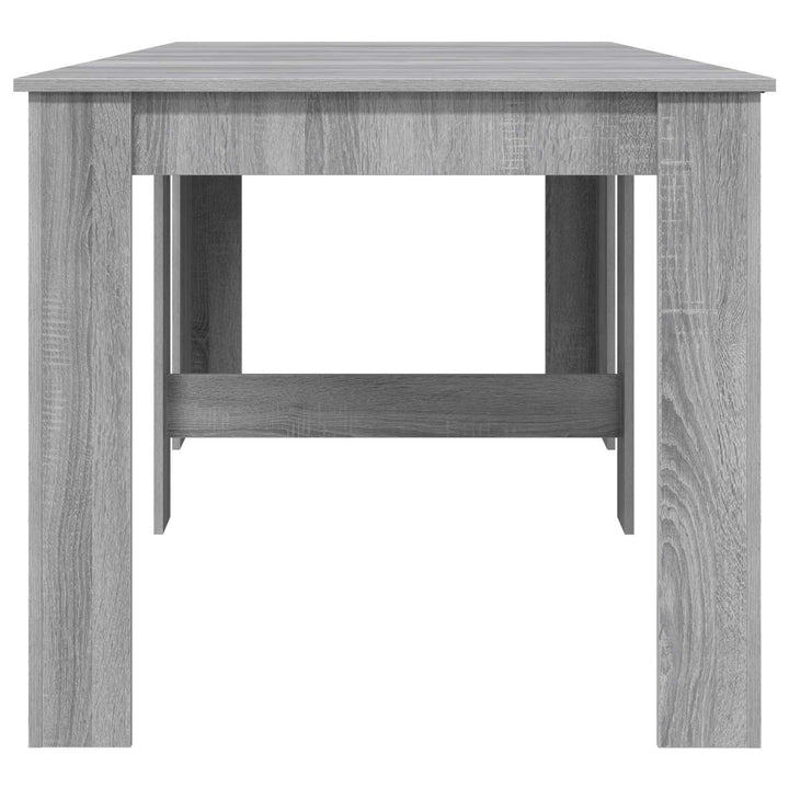 Spisebord 240 x 85 x 75 cm Konstrueret træ Grå Sonoma