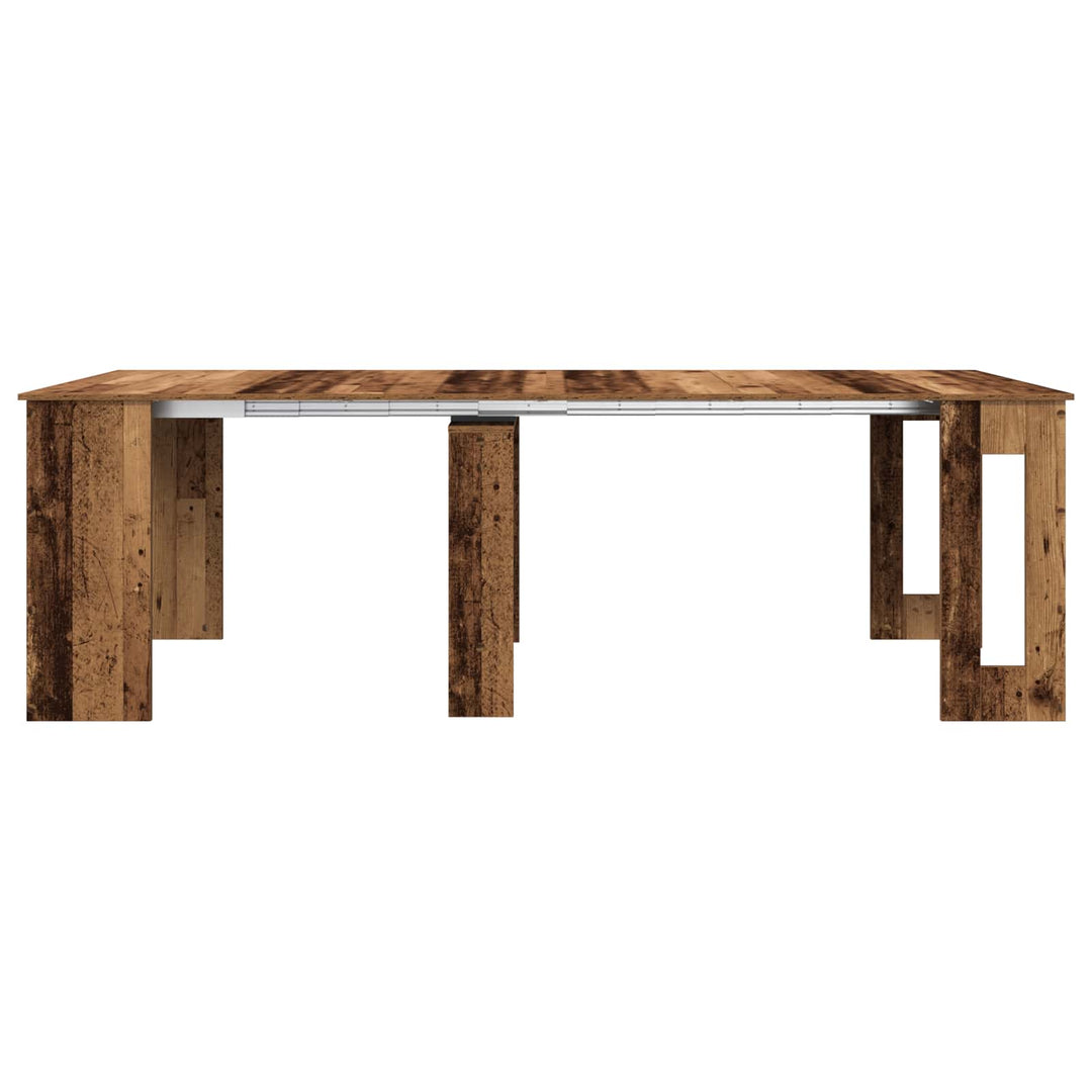 Spisebord 240 x 85 x 75 cm Konstrueret træ Gammelt træ