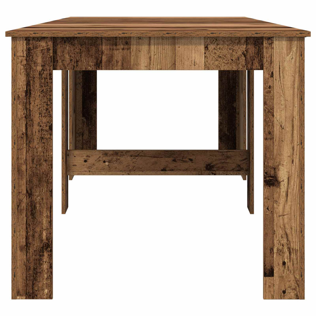 Spisebord 240 x 85 x 75 cm Konstrueret træ Gammelt træ