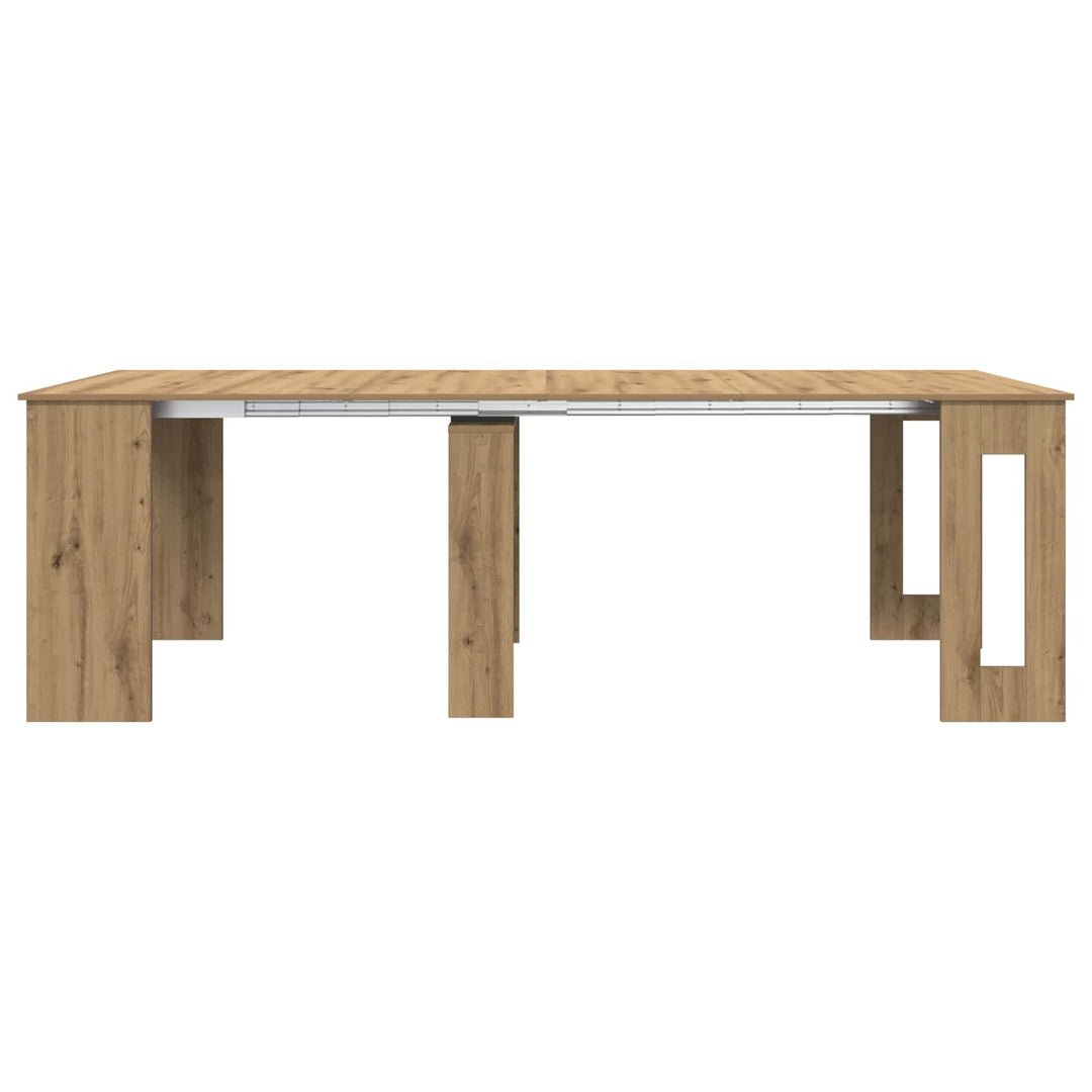 Spisebord 240 x 85 x 75 cm Konstrueret træ Artisan-eg