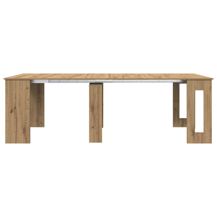 Spisebord 240 x 85 x 75 cm Konstrueret træ Artisan-eg