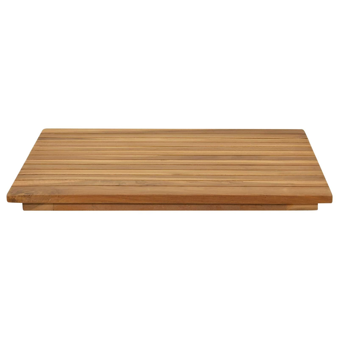 Bordplade 50 x 50 x 3,5 cm Firkantet Massiv Teaktræ Naturfarvet