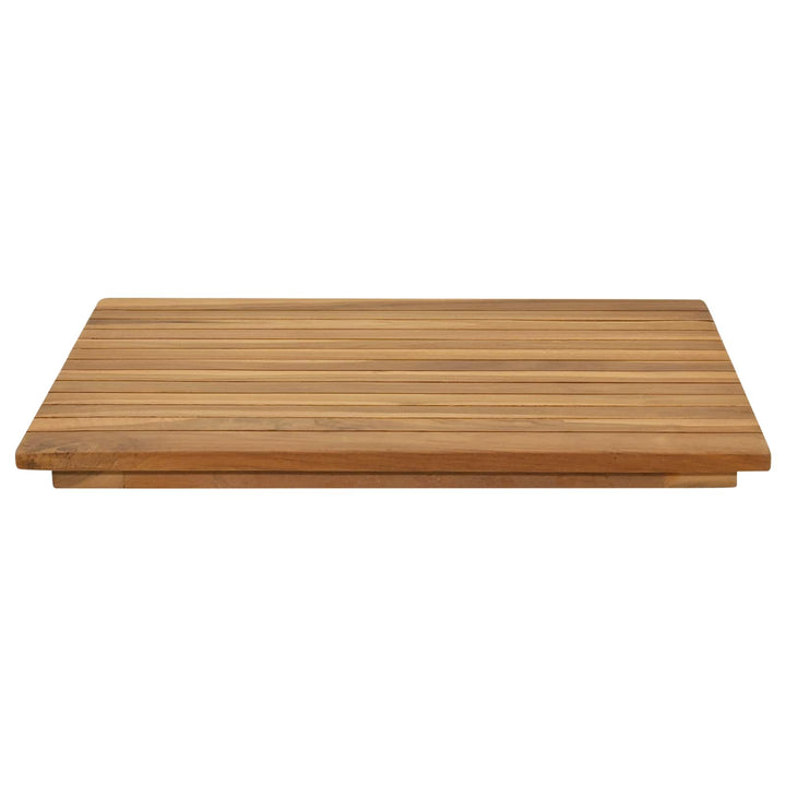 Bordplade 50 x 50 x 3,5 cm Firkantet Massiv Teaktræ Naturfarvet