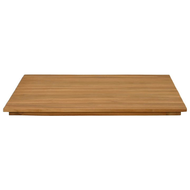 Bordplade 70 x 70 x 3,5 cm Firkantet Massiv Teaktræ Naturfarvet