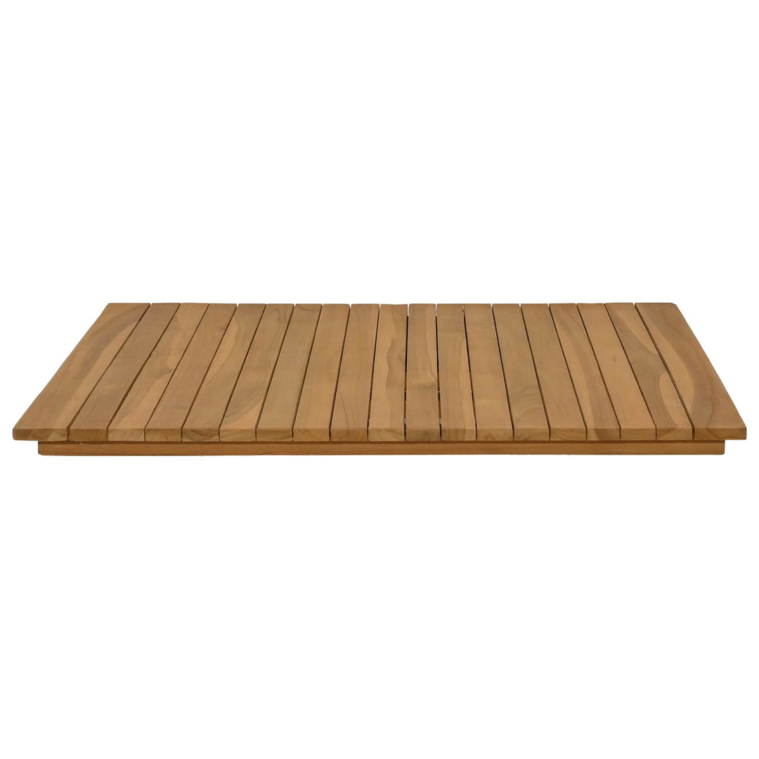 Bordplade 70 x 70 x 3,5 cm Firkantet Massiv Teaktræ Naturfarvet