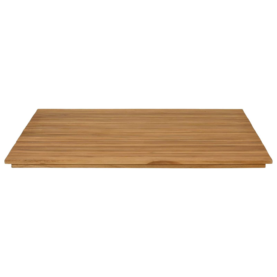 Bordplade 90 x 90 x 3,5 cm Firkantet Massiv Teaktræ Naturfarvet