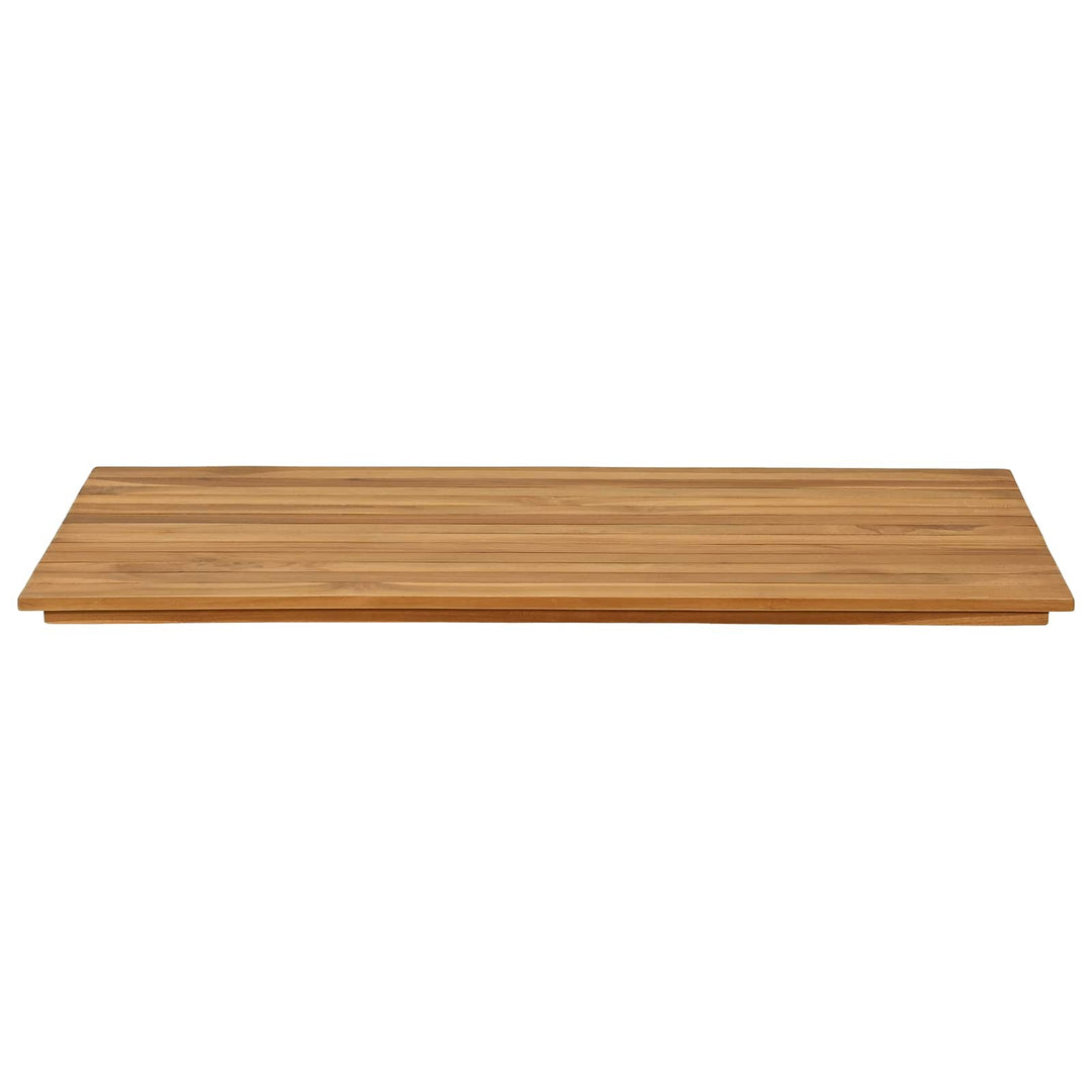 Bordplade 100 x 50 x 3,5 cm Rektangulær Massiv Teaktræ