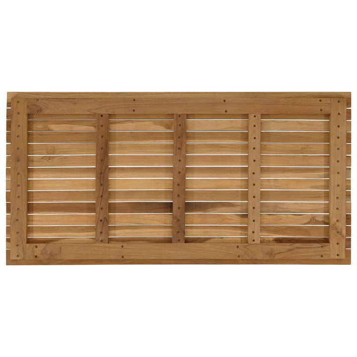 Bordplade 110 x 55 x 3,5 cm Rektangulær Massiv Teaktræ
