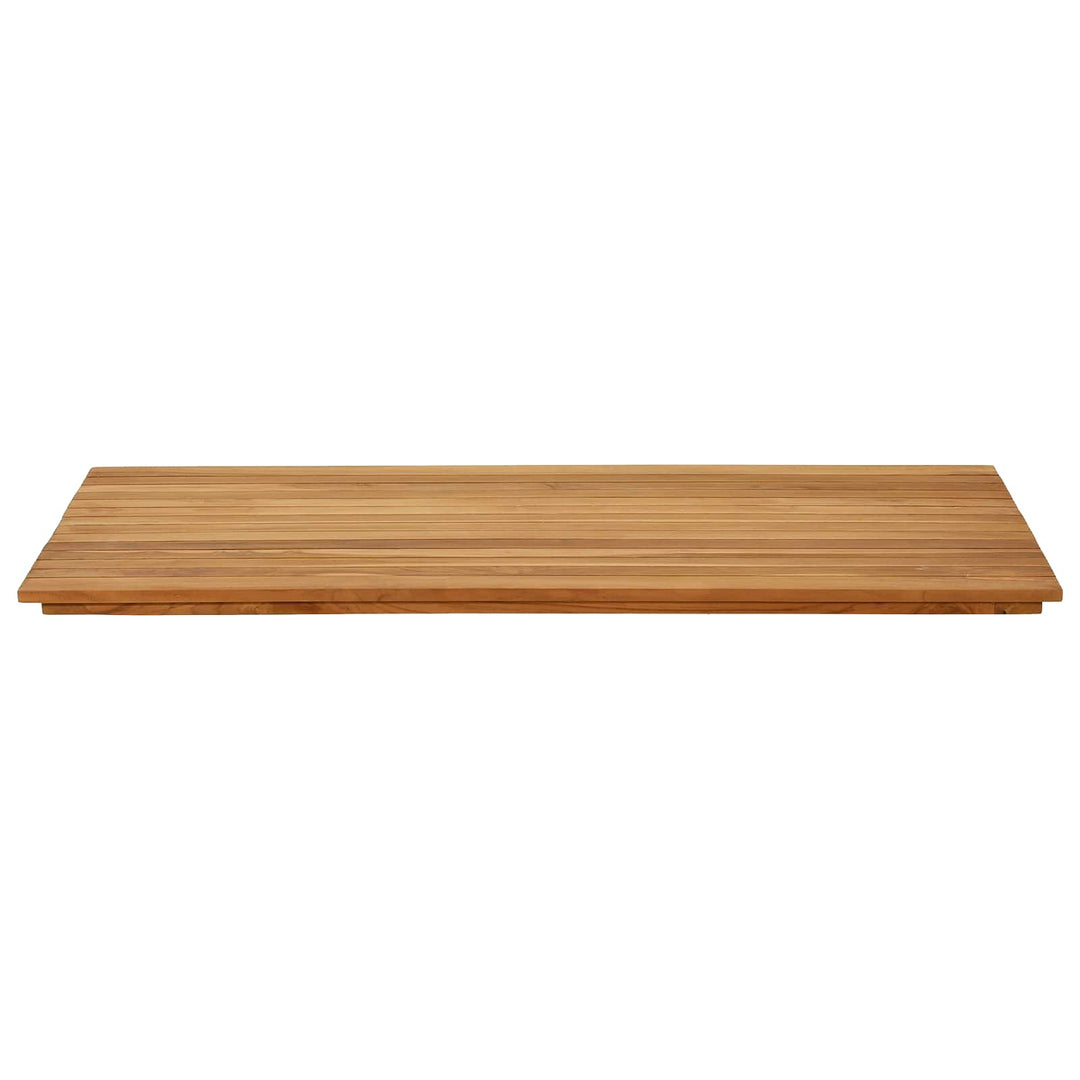 Bordplade 110 x 55 x 3,5 cm Rektangulær Massiv Teaktræ