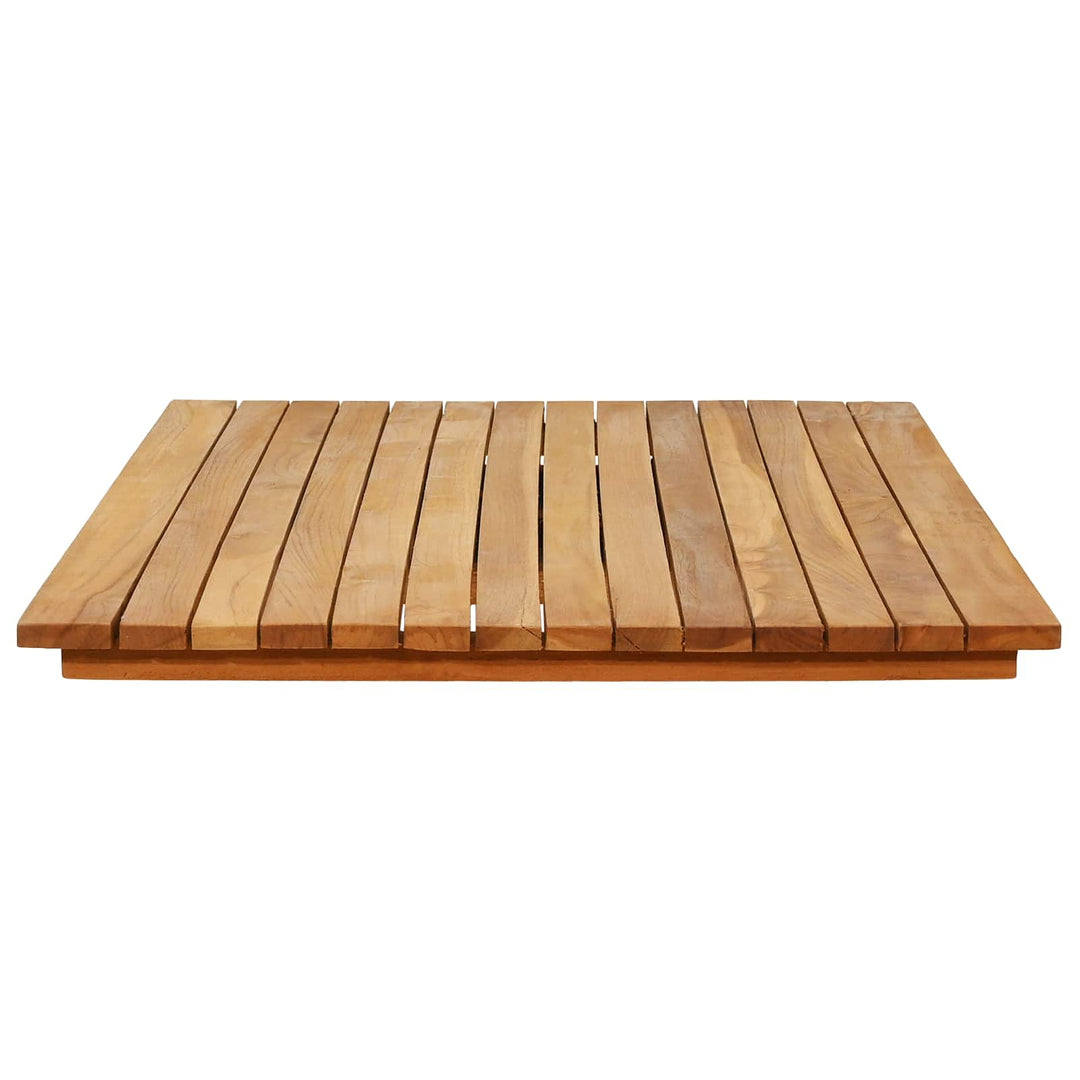 Bordplade 110 x 55 x 3,5 cm Rektangulær Massiv Teaktræ