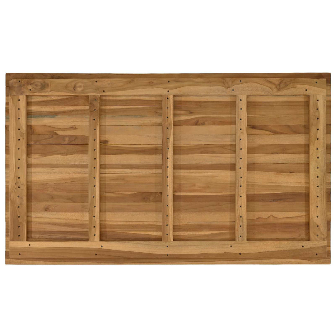 Bordplade 120 x 70 x 3,5 cm Rektangulær Massiv Teaktræ