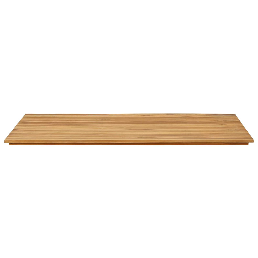 Bordplade 120 x 70 x 3,5 cm Rektangulær Massiv Teaktræ