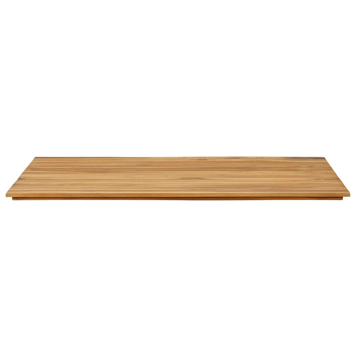 Bordplade 120 x 70 x 3,5 cm Rektangulær Massiv Teaktræ