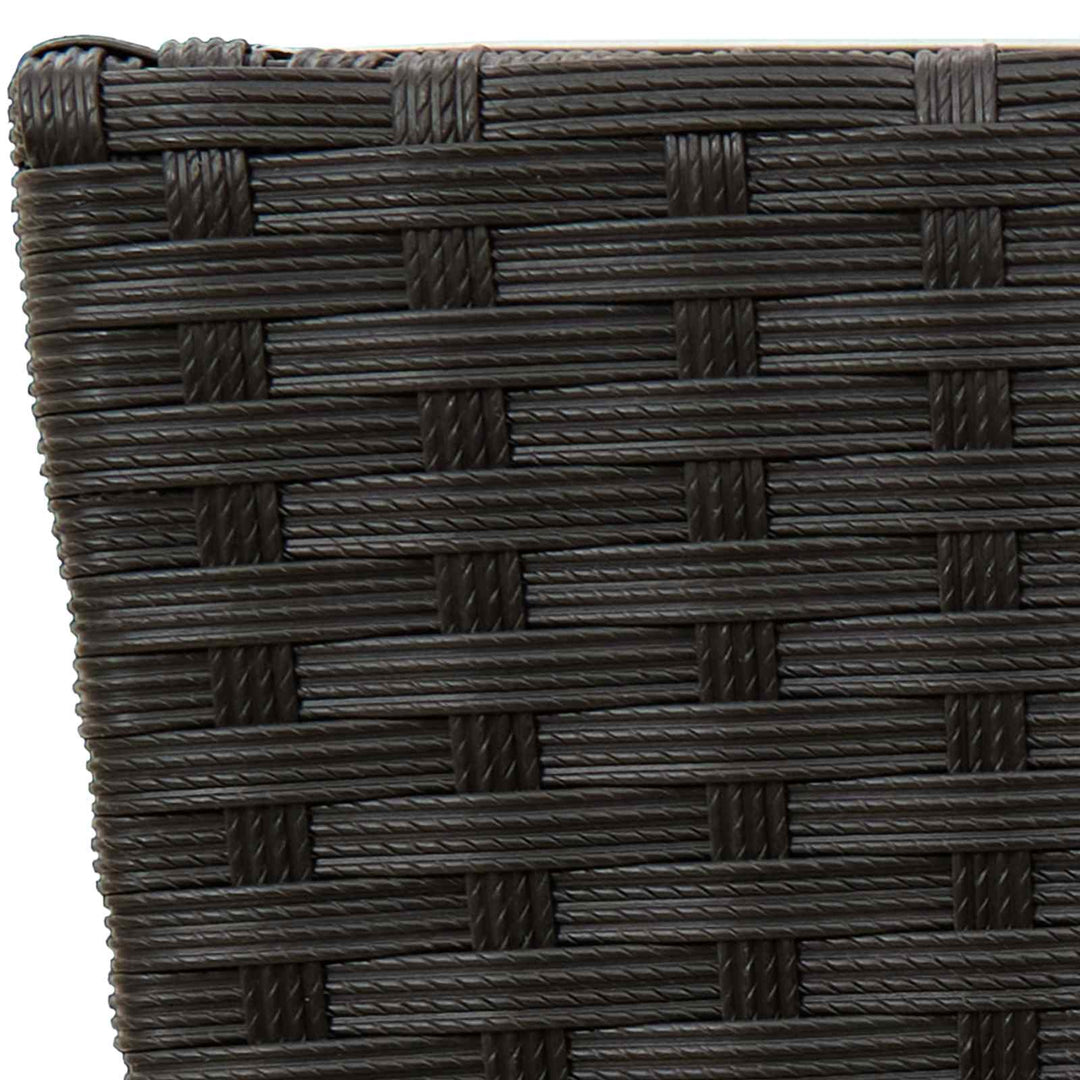 Udendørs Sæt 3 pcs Sort Metal