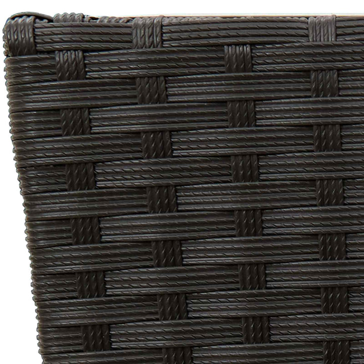 Udendørs Sæt 3 pcs Sort Metal