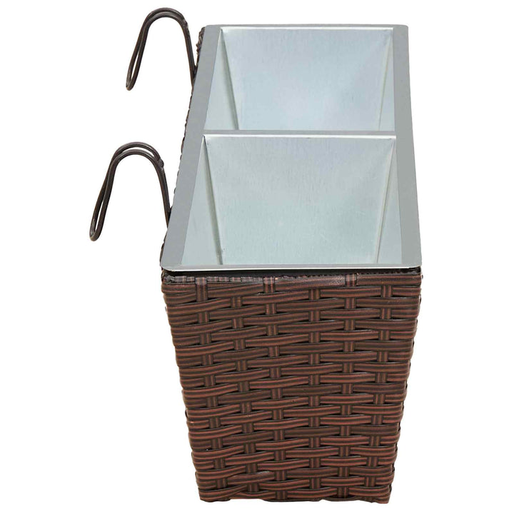 Gelænder 2 pcs 80 x 17 x 17 cm Metal