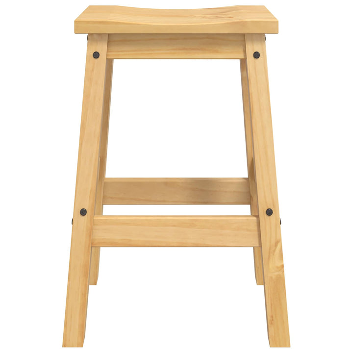 Barbænk 2 stk. Honning Voks 44 x 30 x 63 cm Massiv fyr