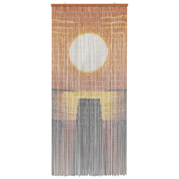 Insekt Dør Gardin flerfarvet 200 x 90 cm Bambus
