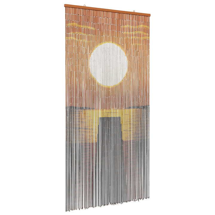 Insekt Dør Gardin flerfarvet 200 x 100 cm Bambus